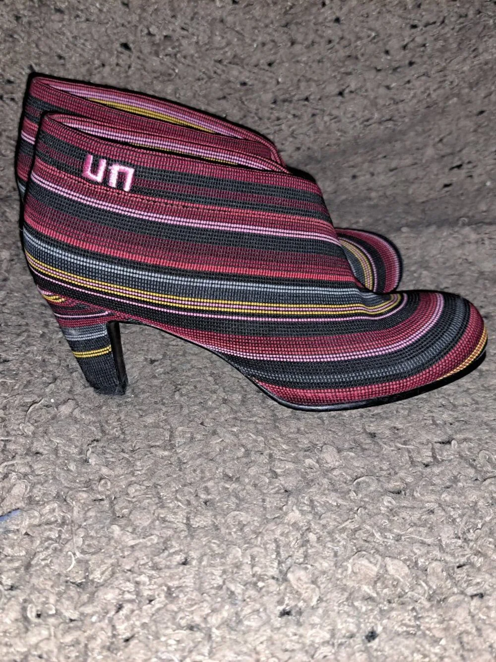 UNITED NUDE-Mid Fold-Colorful Ankle Boots-Textile-Size 36-Near Mint - Picture 5 of 8